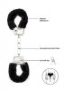 Furry handcuffs - black